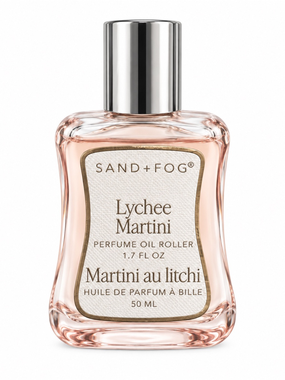 SAND+FOG Lychee Martini Perfume Oil Roller - Light Pink